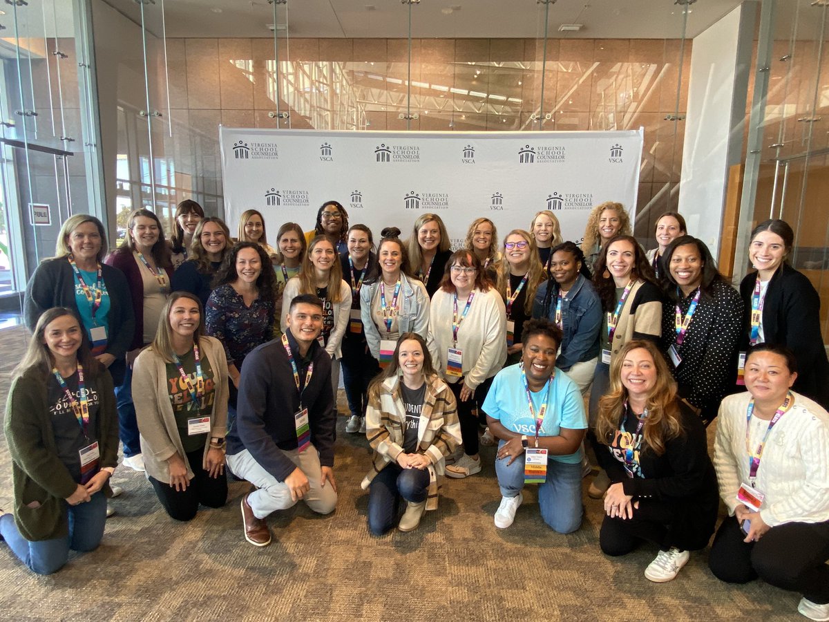 It’s a great day for learning and growing! Excited to have 29 #wjccschools School Counselors attending VSCA this year! Love working alongside this awesome group! 🎉🎉 #vsca23 #WeareWJCC