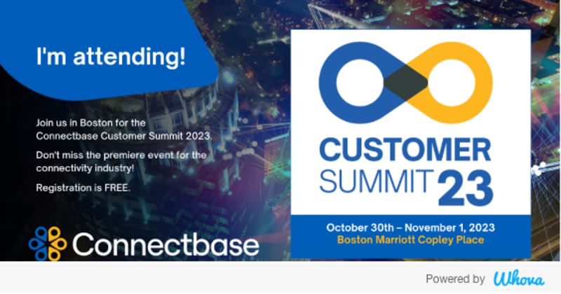 Dave Keller and Sarah Miller from MBC will be attending the Connectbase (<a href="/connected2fiber/">Connectbase</a>) Customer Summit 2023 this month in Boston. Start connecting with them now on the Whova event app ➡ lnkd.in/gTXZTmy5 #BeFound #ConnectedWorld