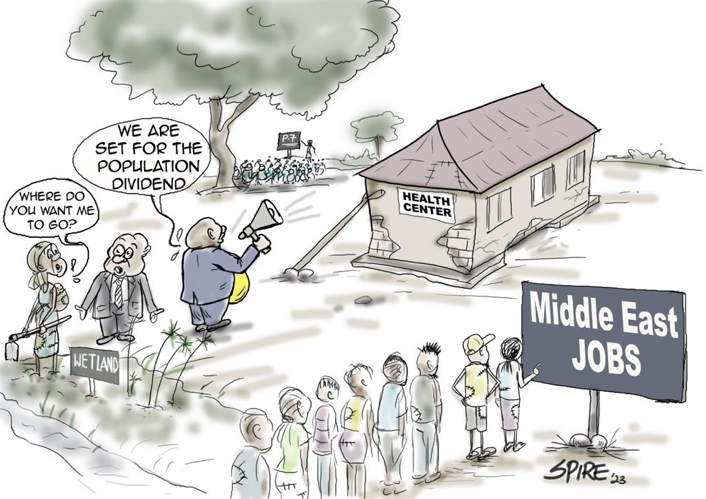 kampalageopol's tweet photo. #KampalaGeopolitics
What do you expect when a cartoonist attends a world geopolitics conference? Enjoy @SpireJim's impressions on some of the themes discussed at the 6th Kampala Geopolitics conference held October 17-18 at @Makerere.
#youth #demography #watergovernance #dialogue https://t.co/y7e924mXxs