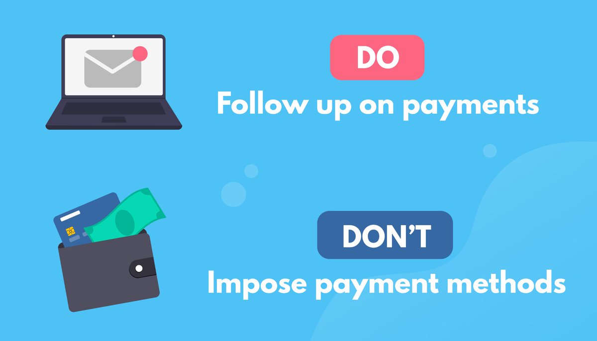 AccountancyPart's tweet image. Have you mastered the art of invoicing? 💼💰 

Here are some of the most important do&apos;s and don&apos;ts of invoicing that you should keep in mind when running your business...

#invoicingtips #business #businessowners #invoicing #businesstips #smallbusiness #accounting #accountant