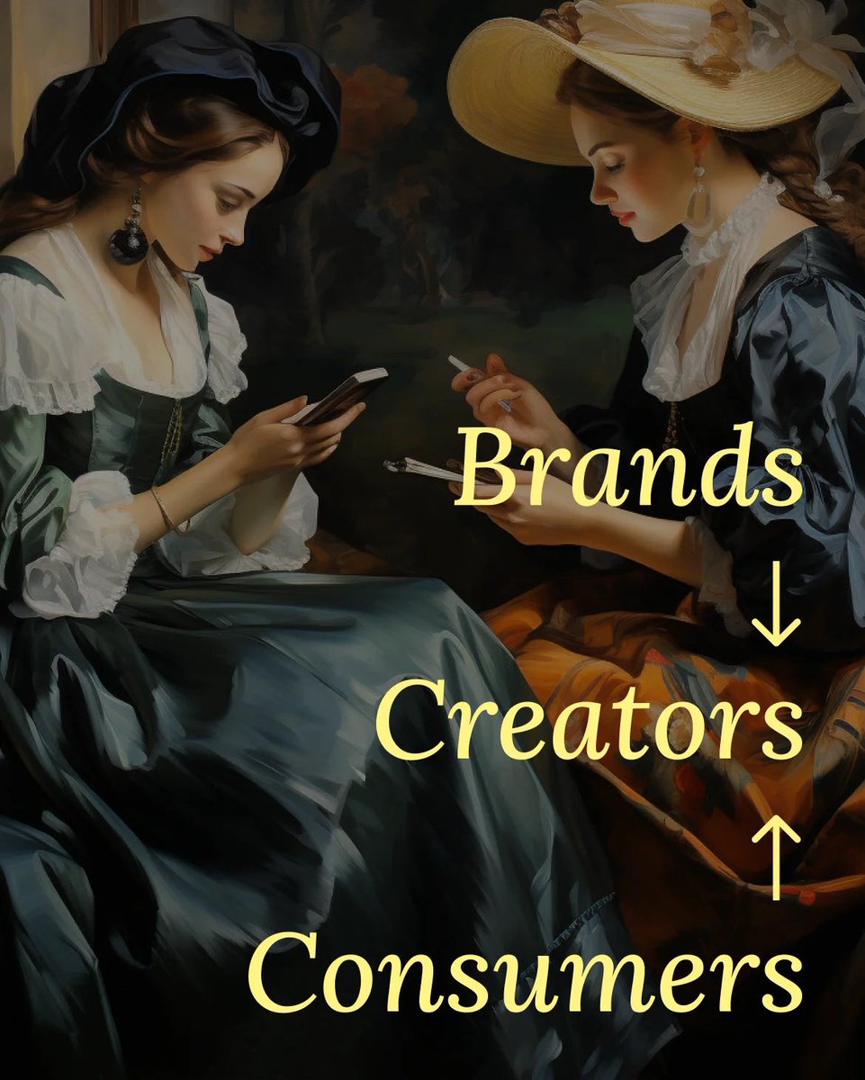 Kenyon_Brown's tweet photo. The future will increasingly be creator-to-consumer. 

Word of mouth marketing always has been, and always will be the most effective form of marketing out there. Yet, if the affiliate link was to characterize the first phase of harnessing word of mouth, then creator shopping experiences will soon be the second.

As more brands converge to the concept, we should see a diverse range of creator-led selling strategies emerge from:
- Shelfs & Closets
- Curated Boutiques
- Online Tasting Rooms
- Style Guides & Capsules
- Travel Guides & Packlists
- Workstations & Studios
- Pantries & Kitchens

If the context of a creator is what creates top-of-funnel, then that context should be used to get the conversion over the line as well.

https://t.co/N0pBAH0uS1