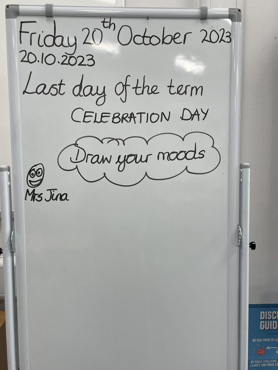 MrsJina2's tweet photo. Pupils are so excited for tomorrow's celebration day! 

Last day of the term + Celebration Day = Happy pupils! 

Feeling a little ☹️ as I don't work Mon and Fri, so I'll be missing out on all the fun. 

#DeltaAcademiesTrust 
#celebrationday
#lastdayoftheterm
#teacherlife 
#school https://t.co/MKFXBIKPRs
