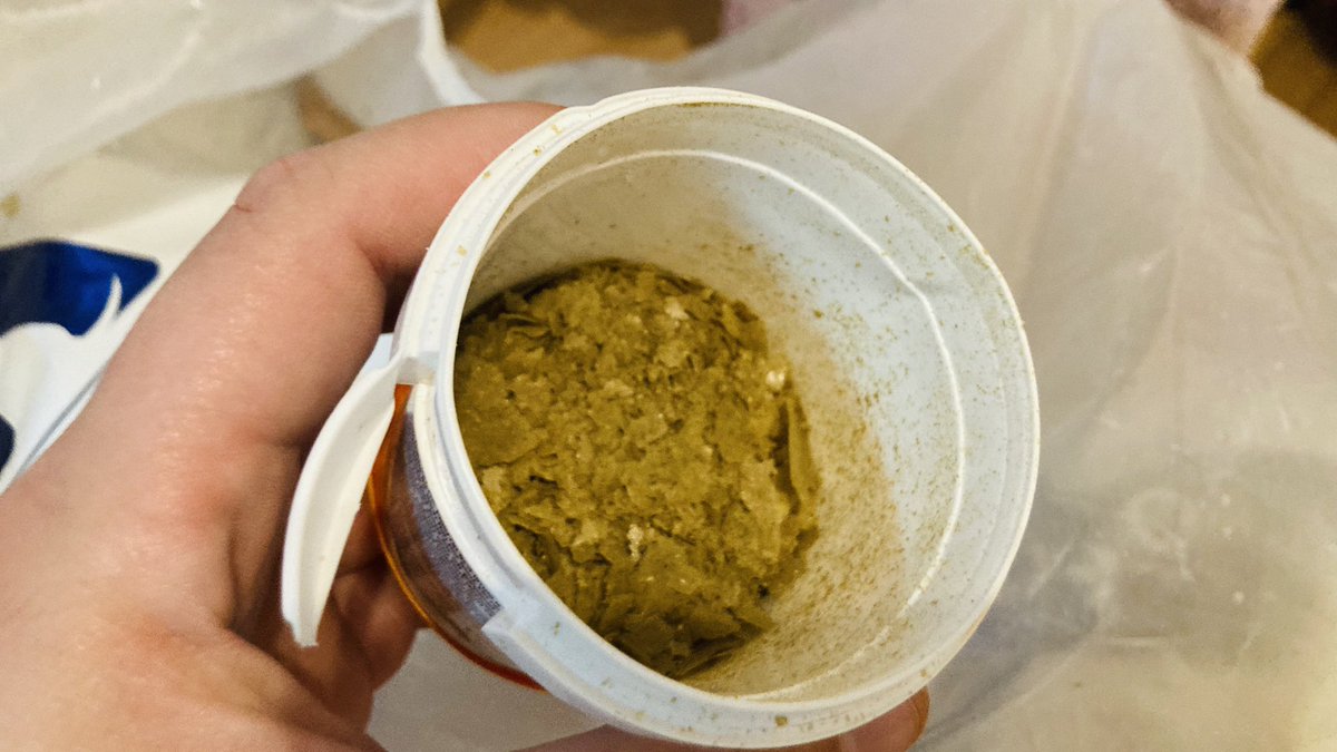 Not happy with my delivery <a href="/PetsatHome/">Pets at Home</a> I asked for it to be placed behind my garden gate but the driver threw it over the fence snd damaged my pet items and had fish food all over the bag and half of it gone from the tub.