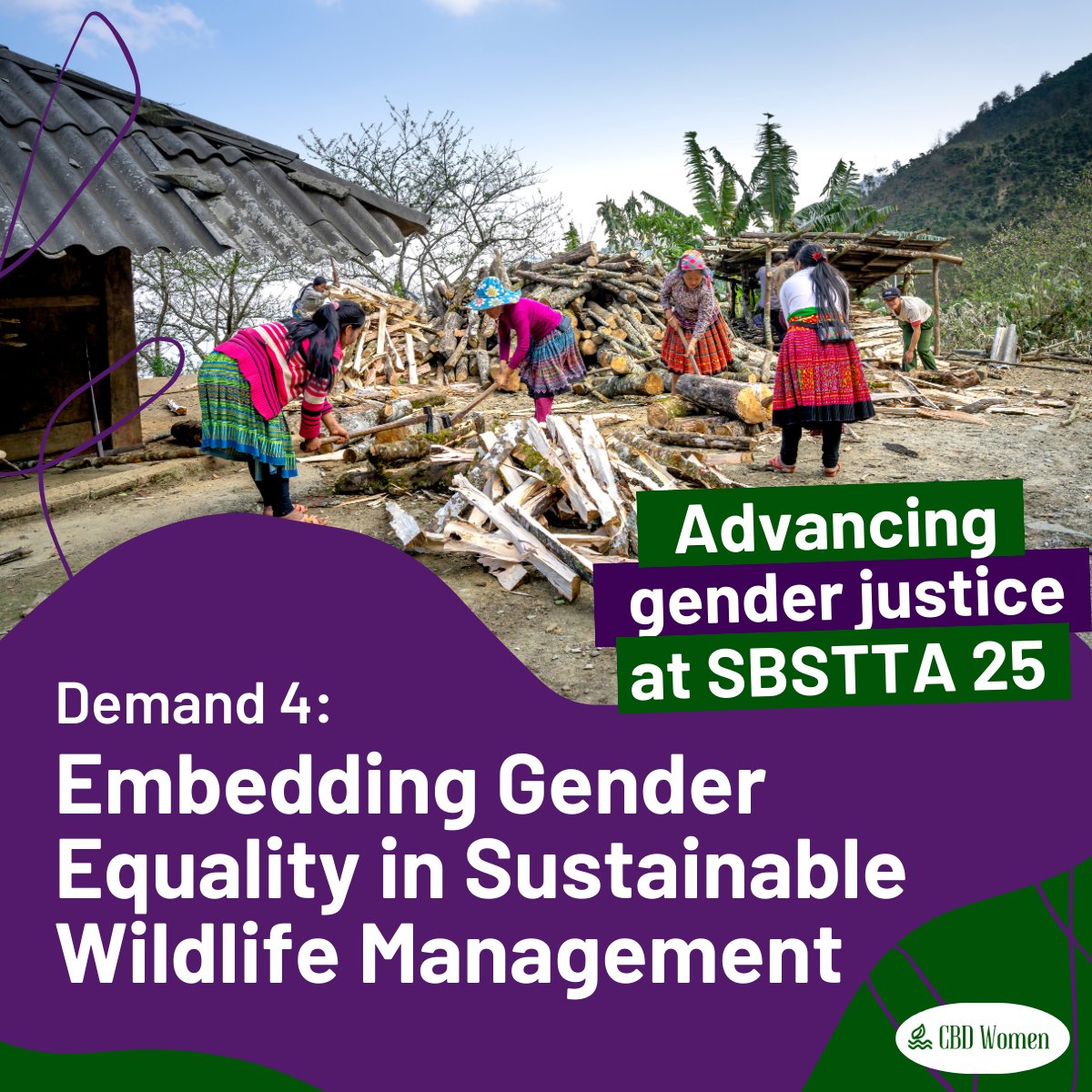 EcoMaxei's tweet photo. 🦋 Gender Equality in Sustainable Wildlife Management 🌿  

Let's advance gender equality and sustainable wildlife management hand in hand! 🌎✨   #FromAgreementToAction #GenderIsABiodiversityIssue https://t.co/Qfw4liqxGv