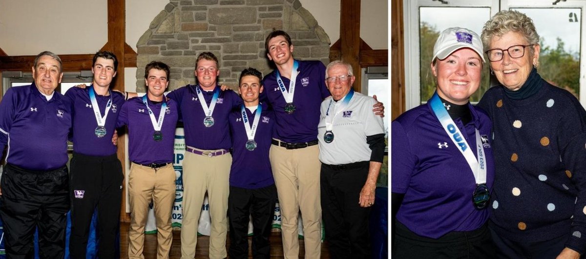 The #WesternMustangs Men's Golf team secured a spot in the 2024 national championship with a 2nd place team finish at the 2023 OUA Golf Championship this past weekend and #Mustangs Women's team member Lexi McKay finished in the 2nd spot individually at the event to finish off a