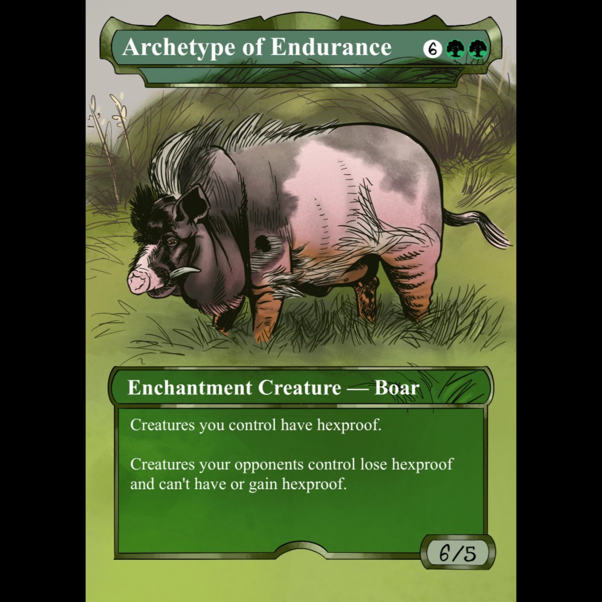 MonsterJonah's tweet photo. Inktober day 19: plump

Doing Inktober as Magic Proxies, been having fun making those lately. Might post them all somewhere to download as printable sheets or something. 

#inktober #inktober2023 #mtg #mtgproxy #mtgproxycard #magicproxies #magicthegathering #inktoberday19 https://t.co/Us7MI600DZ