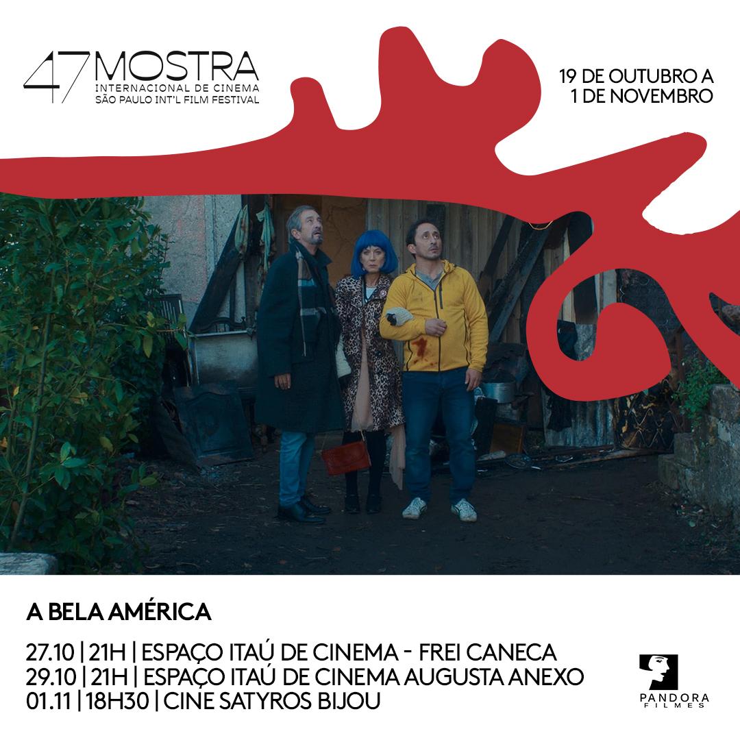 A Bela América chega ao Brasil, na secção Perspectiva Internacional da <a href="/MOSTRASP/">Mostra SP</a>. O filme arranca nas salas brasileiras por todo o país no dia 2 de novembro.

ESPAÇO ITAÚ DE CINEMA - FREI CANECA 5 - SEX 27/10 - 21:00
ESPAÇO ITAÚ DE CINEMA AUGUSTA ANEXO 4 - DOM 29/10/23 - 21:00