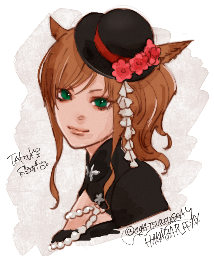 FF14「#HAKABAR_FF14たま～にご来店のお客様の似顔絵を描かせてもらいますが、」|グレイのイラスト
