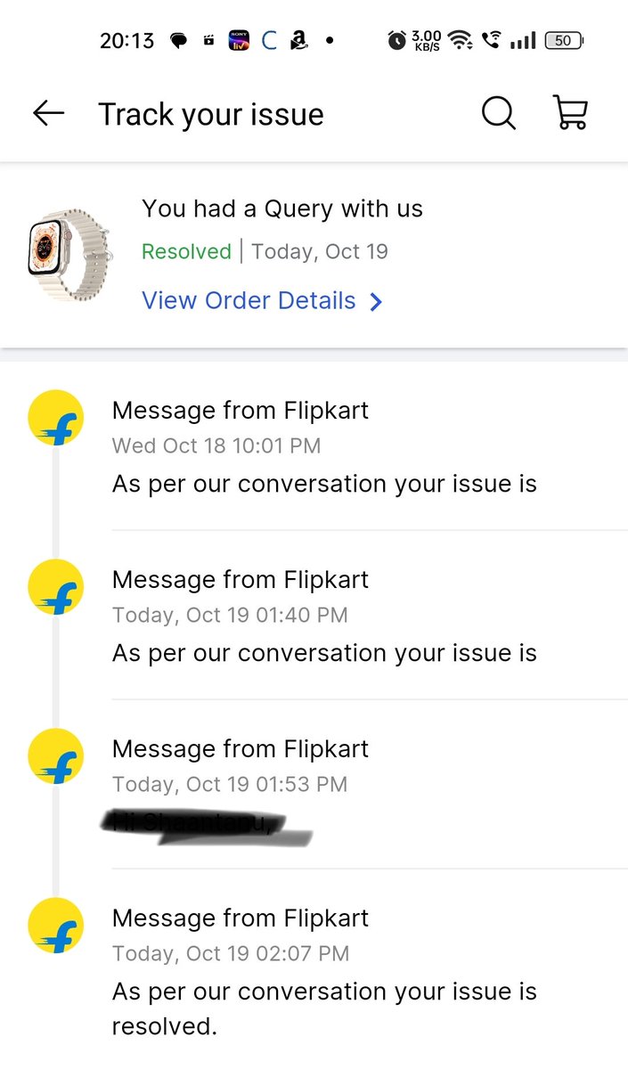 SShantanu30's tweet image. @Flipkart 
@flipkartsupport  Pathetic experience. Ticket closed without resolution. Fail to understand why they glorify events like #BigBillionDay
#openboxdelivery
 when you are not able to service your customer.