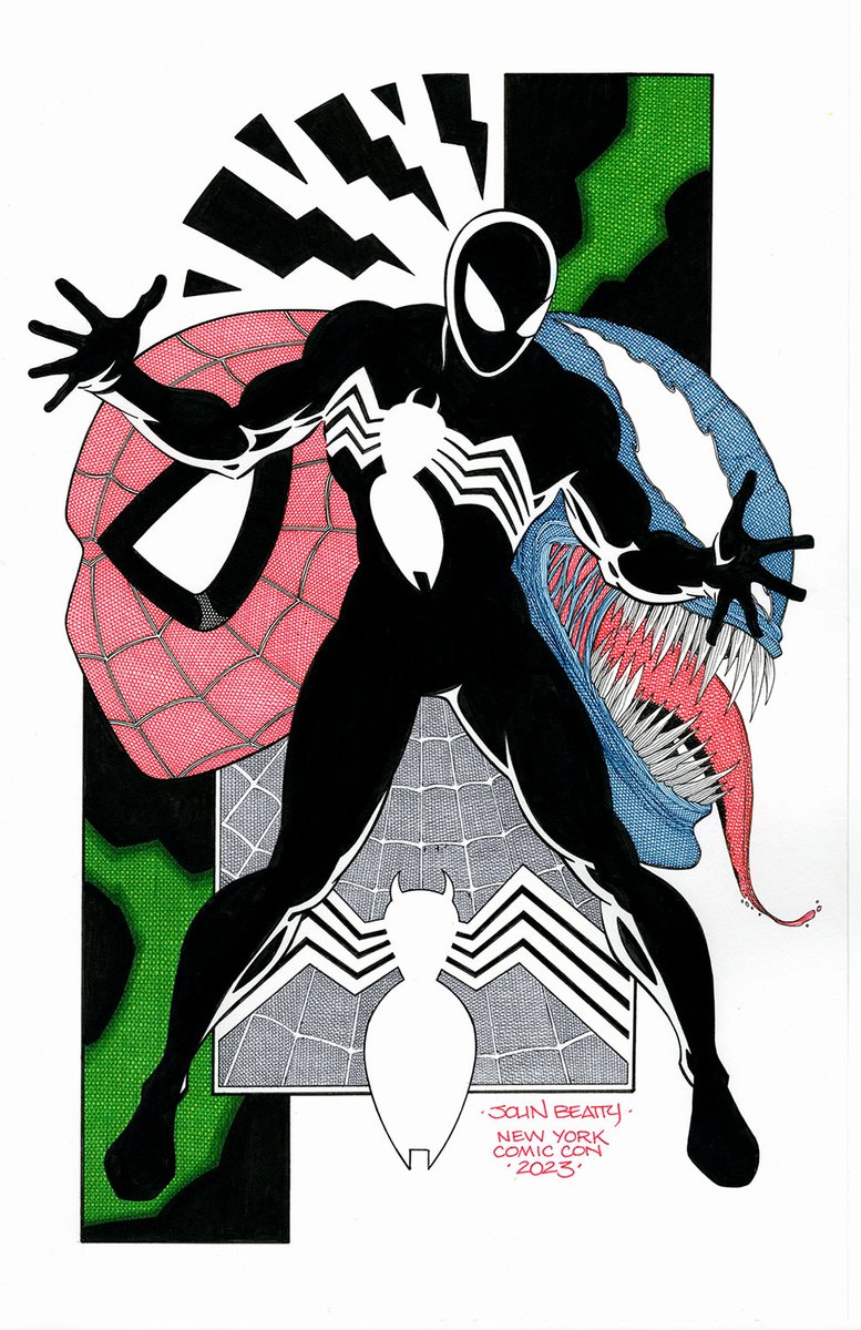 JohnBeattyArt's tweet photo. Just putting this out there to see if anyone knows what my @NY_Comic_Con auction piece went for and who won it.
I'm hoping it did well. Thanks if you have any information!! https://t.co/GomOWpRYOs