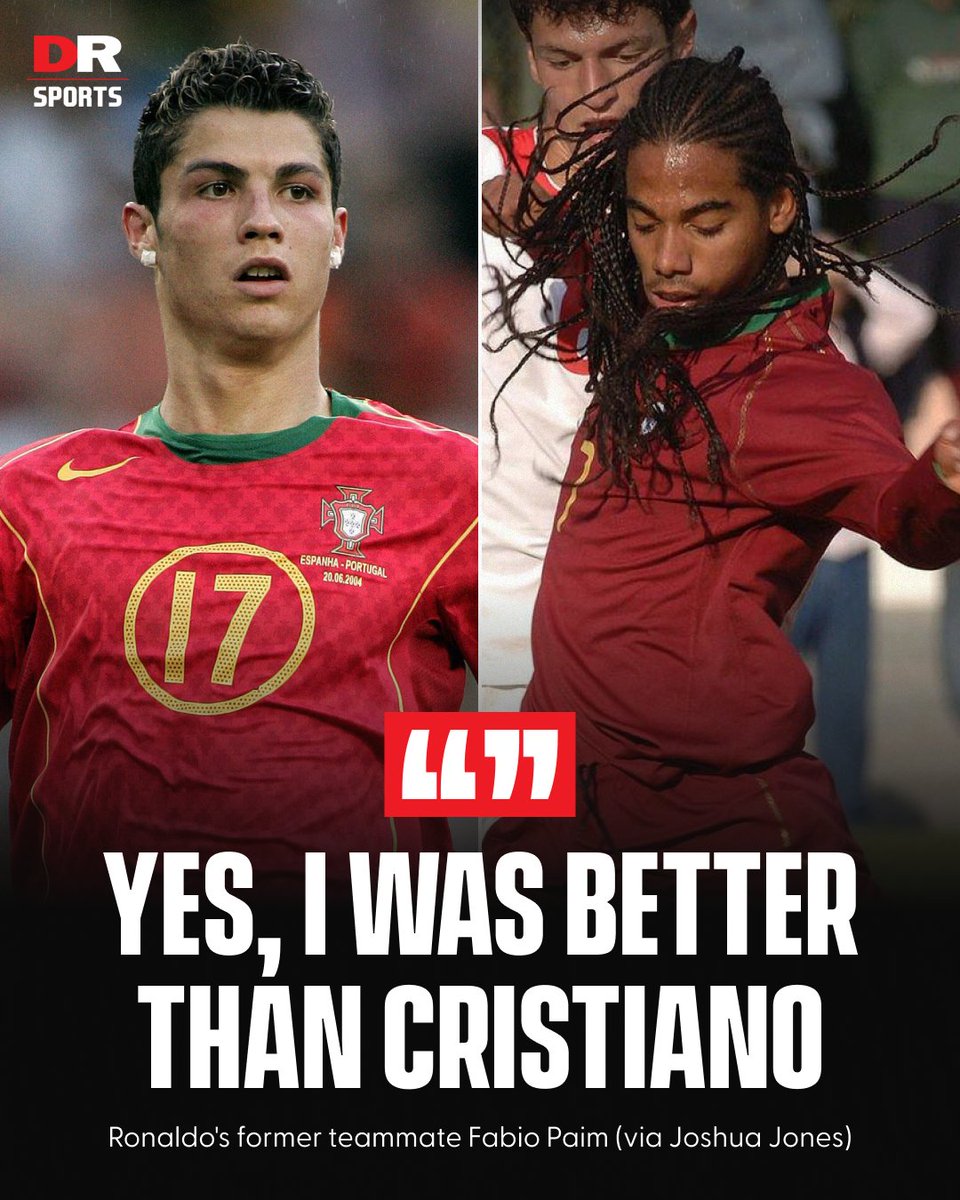 drsportsmedia's tweet photo. The 'only player better than Ronaldo' has spoken out... 🗣️
#Ronaldo #Paim #RealMadrid #ManUtd https://t.co/cnZ0bqnF4j