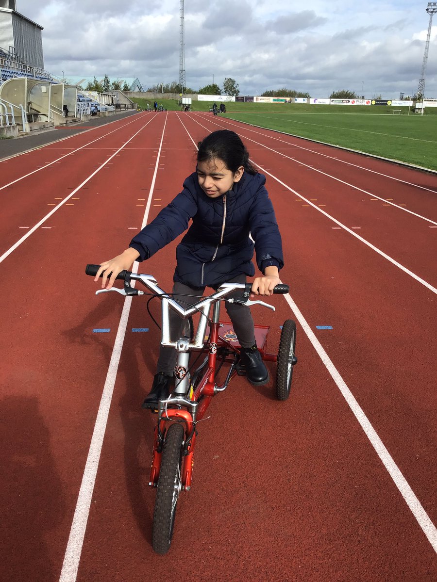 Fairfieldstweet's tweet photo. Students enjoying their adapted cycling sessions at John Charles stadium in Leeds. #keepingfitandactive https://t.co/iFmbGMH0ik