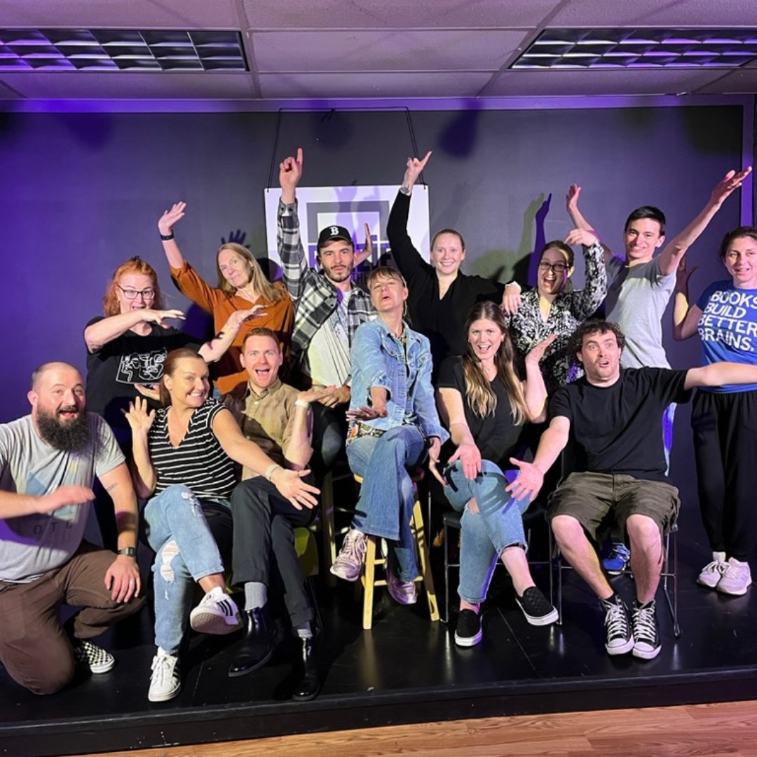 Woohoo! 🎉 Huge congratulations to our Level 1 graduates for completing the 8-week improv course. Now, it's your time to shine on stage! Join us in supporting your talented friends and family members on October 25th as they display their newfound skills. 🌟