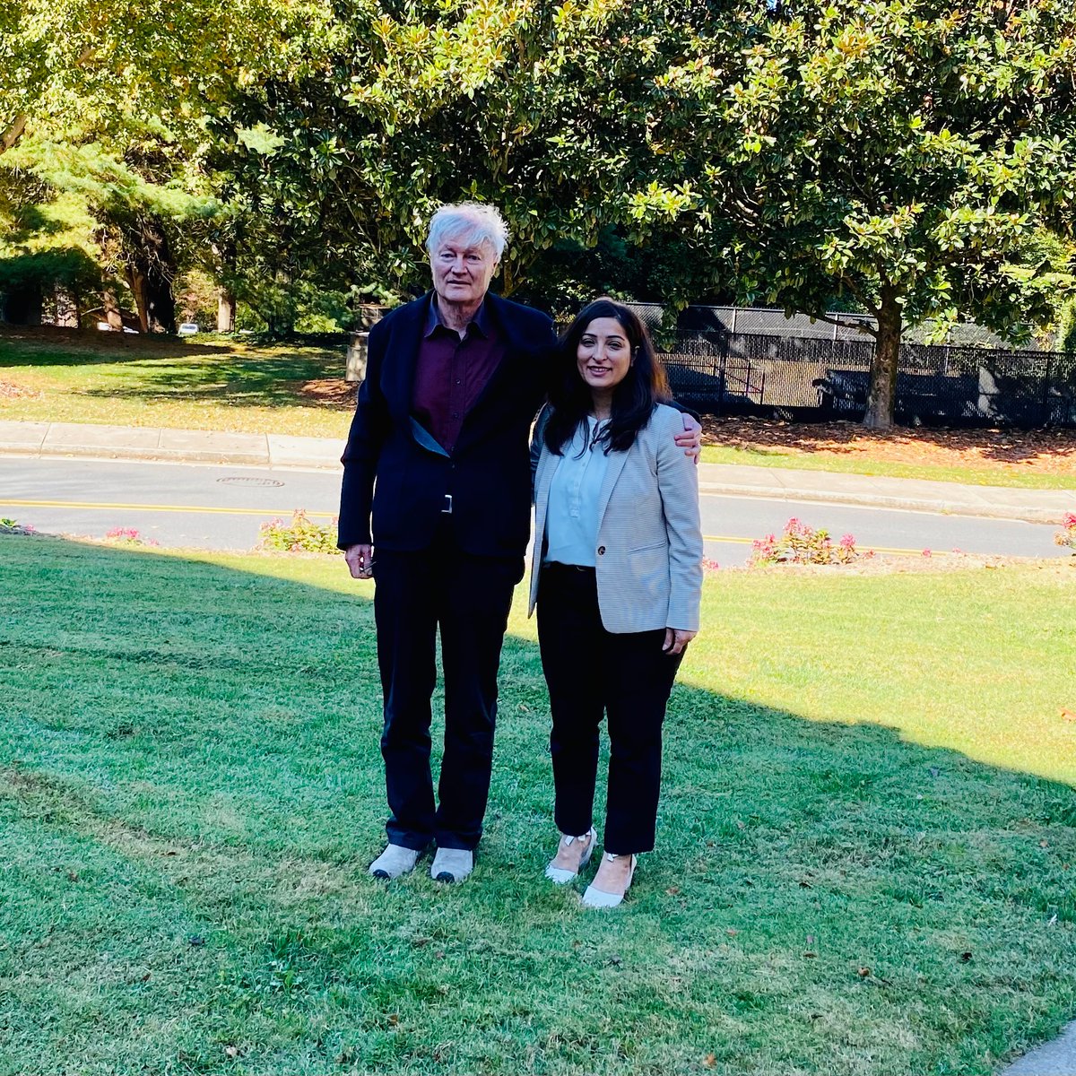 A day to remember and cherish in my Career: with my beloved mentor and Ph.D. advisor Professor Gratzel, at Wake Forest.