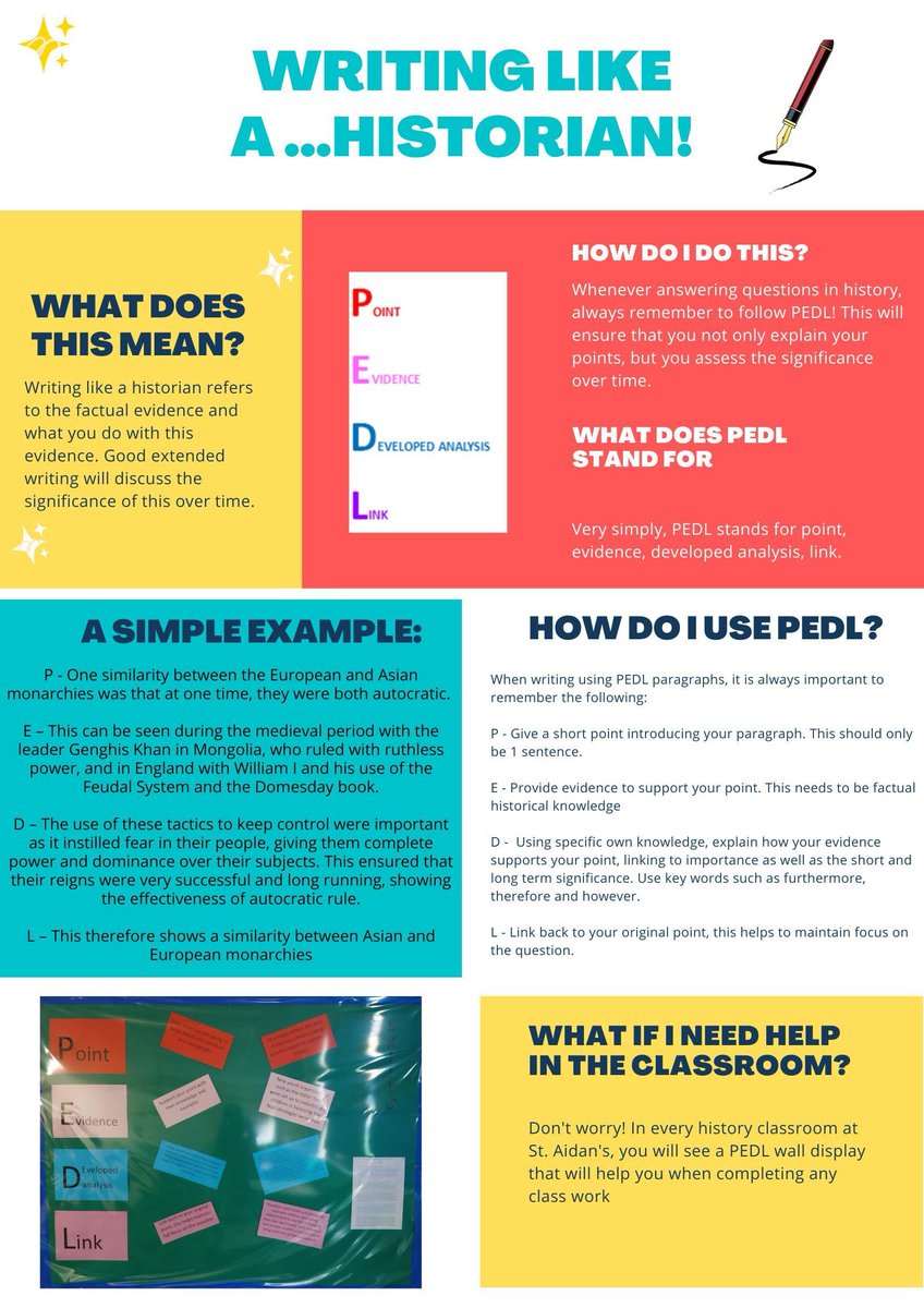 Remember to focus on using PEDL when explaining significance!