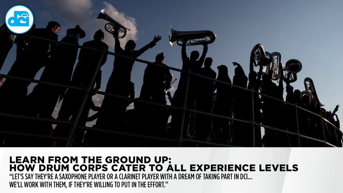 ICYMI: You can bring any background and any skill level to a drum corps audition. You can even bring a saxophone or a clarinet 👀🎷

📝 dci.fan/2024education

#DCI2024