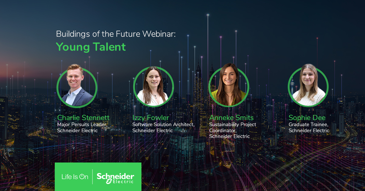 SchneiderUKI's tweet photo. Out now! Bonus episode of our ‘Buildings of the Future’ webinar series, featuring our early talent discussing their perspectives on sustainability. Don’t miss out! 

Register here: https://t.co/Fh3lIE2nsC

#smartbuildings #buildingsofthefuture https://t.co/wLSCsYHIUn