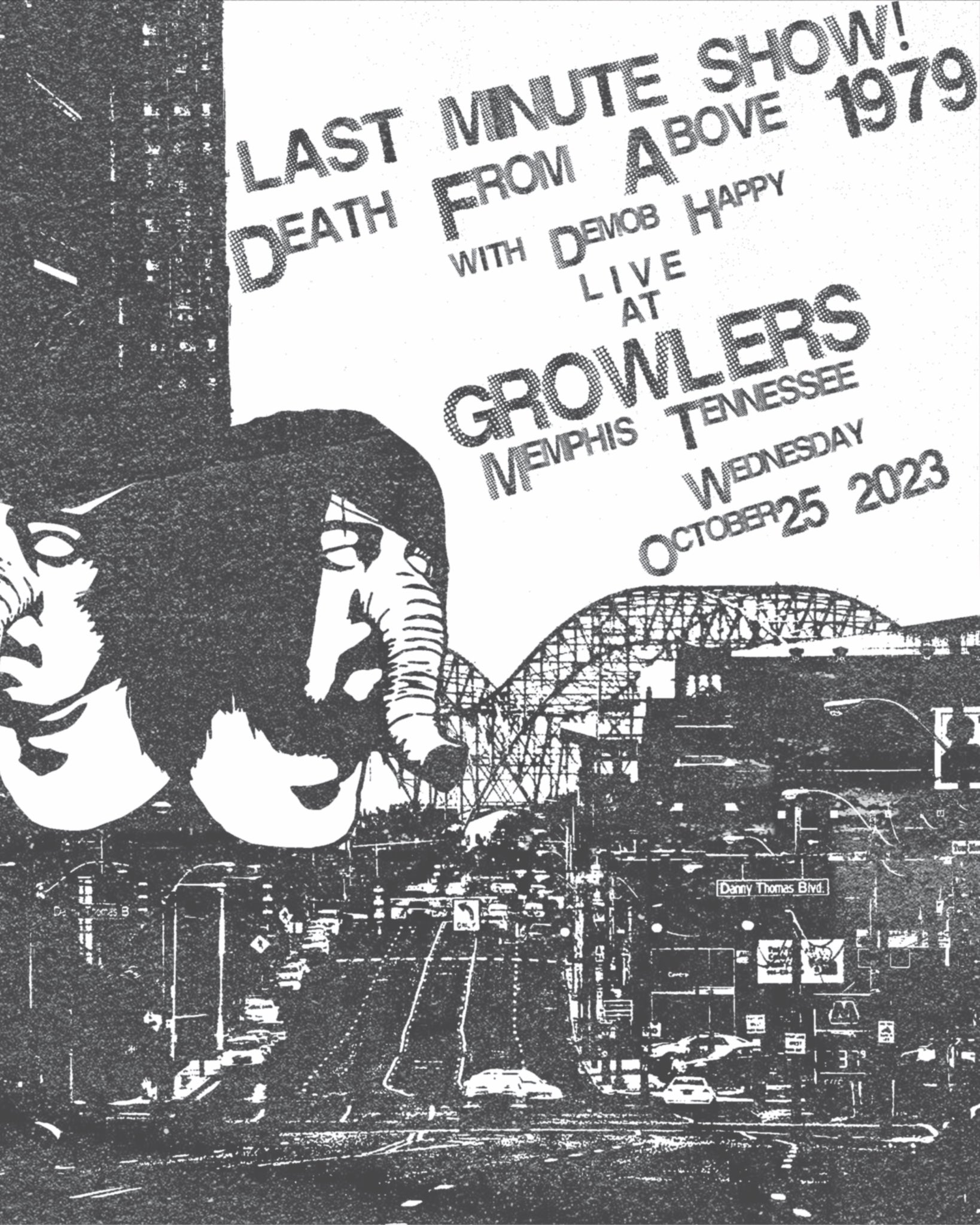 Death From Above 1979 Total Liberation Tour Poster – Death