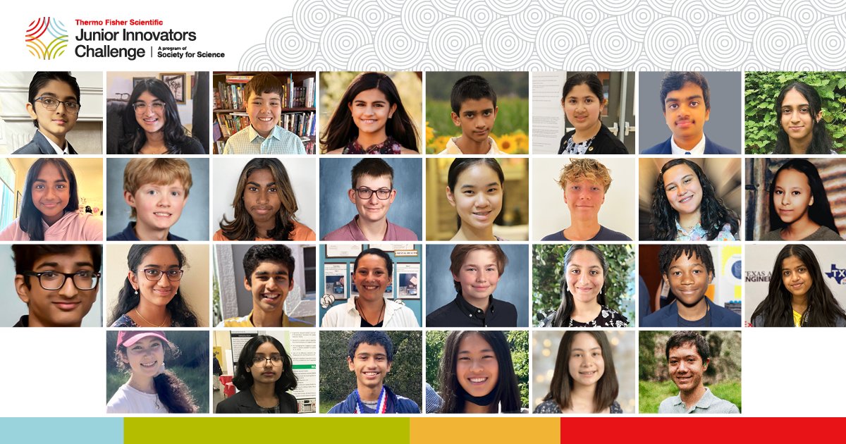 Get to know the 2023 <a href="/thermofisher/">Thermo Fisher</a> Scientific #JuniorInnovators Challenge finalists! #JuniorInnovators bit.ly/46Z2vIX