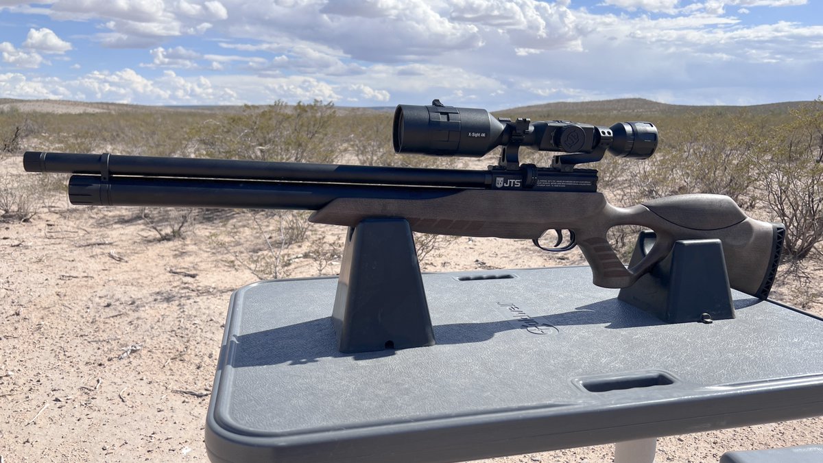 airgunweb's tweet photo. Have you seen AirgunWeb's JTS Airacuda Max .30 Cal W/ ATN Optics video? Steel Targets out to 100 yards - SWEET!
Check it out at: https://t.co/wtrZvPLUC1
#jtsairguns #airacuda #airgunhunting #airguns #targetshooting #shootingsports #atnoptics #thefutureofoptics @ATN_NightVision https://t.co/gOkAun2RRw