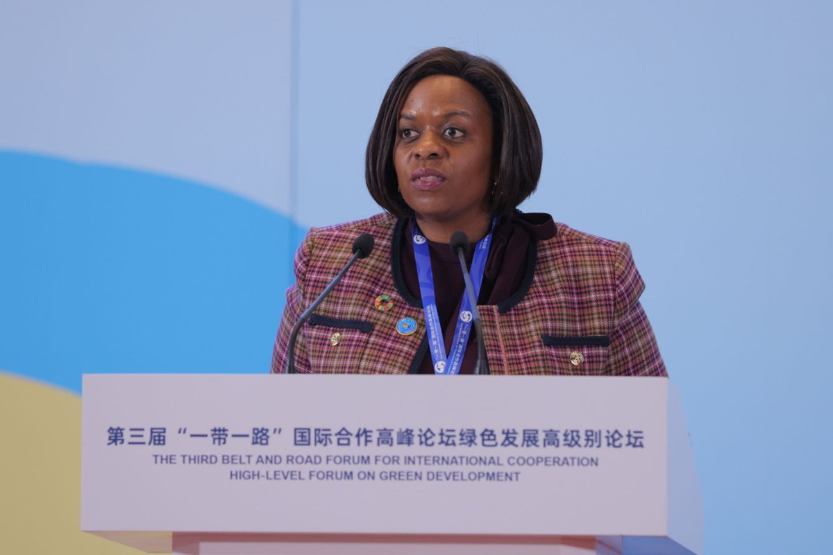 It was a pleasure to address Governments and business leaders at the #BRI High-Level Forum on Green Development. I spoke about the need for enterprises to ensure their projects are not only economically viable but inclusive and #sustainable.

#UnitingBusiness