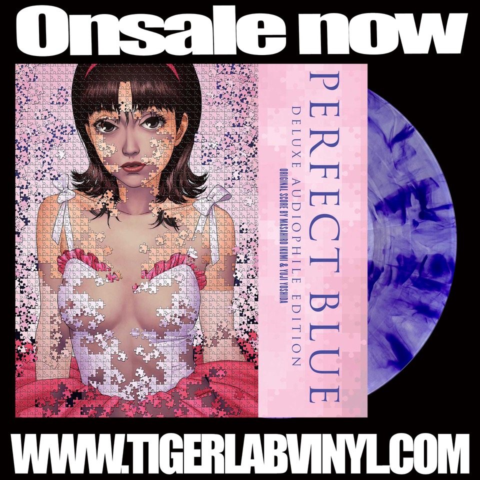 TigerLabVinyl's tweet photo. We are back, baby! PERFECT BLUE is back up and ready to ship! More news to come on the next batch of titles soon. 

https://t.co/q5k5KNHzhp. https://t.co/D5nIbi2L9c