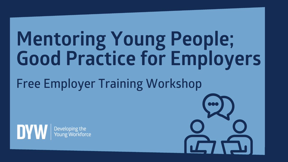Are you interested in mentoring young people? Whether you're experienced or a complete beginner, this free session discusses tools to help develop your mentoring skills. Book now: bit.ly/41VZgQg #DYWScot #Employers #MentoringYoungPeople