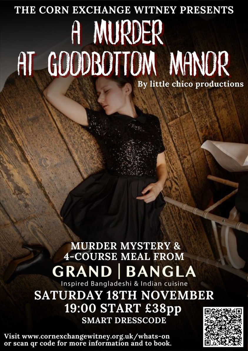 2/2 Get ready to immerse yourself in a captivating murder mystery experience. Smart Dresscode encouraged. Tickets are £38pp for the event and meal included. eventbrite.com/e/a-murder-at-…