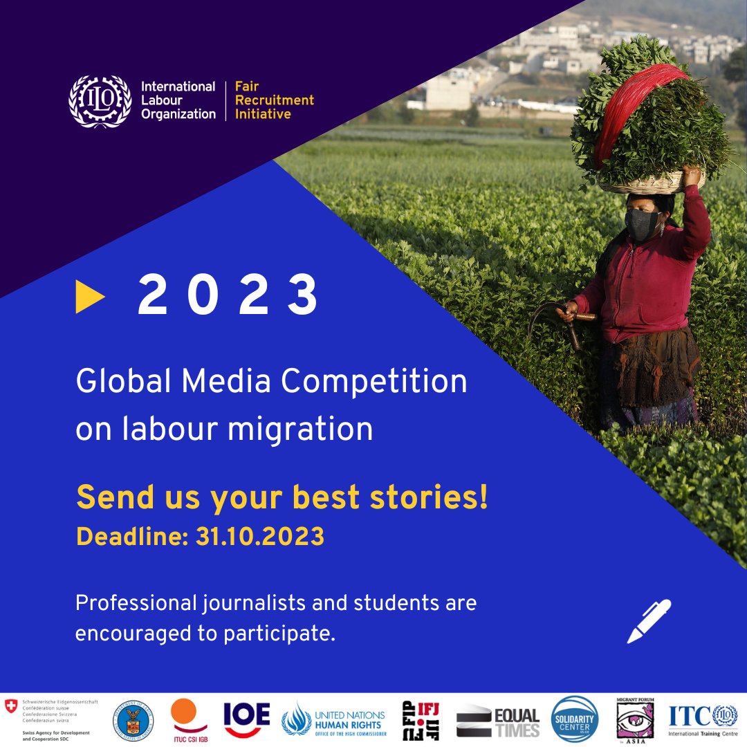 Now more than ever, the role of the media in shaping public perception of migration is critical. 

✒️ Join forces and send us your #Migrationnarratives, at bit.ly/gmc2023en