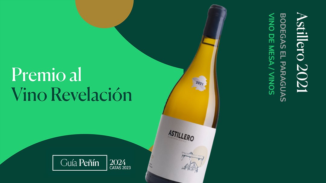 Guía Peñín (@guiapenin) on Twitter photo 🏆🍷¡Tenemos GANADOR A VINO REVELACIÓN de la Guía Peñín 2024!
Astillero 2021 Blanco de <a href="/bodegelparaguas/">bodegaselparaguas</a> es un vino con un carácter y una riqueza de matices que invaden la copa.
➡️guiapenin.wine/magazine-sobre…
.
.
#peñín #guíapeñín2024 #vinorevelación #bodegaselparaguas 🏆🍷¡Tenemos GANADOR A VINO REVELACIÓN de la Guía Peñín 2024!
Astillero 2021 Blanco de <a href="/bodegelparaguas/">bodegaselparaguas</a> es un vino con un carácter y una riqueza de matices que invaden la copa.
➡️guiapenin.wine/magazine-sobre…
.
.
#peñín #guíapeñín2024 #vinorevelación #bodegaselparaguas