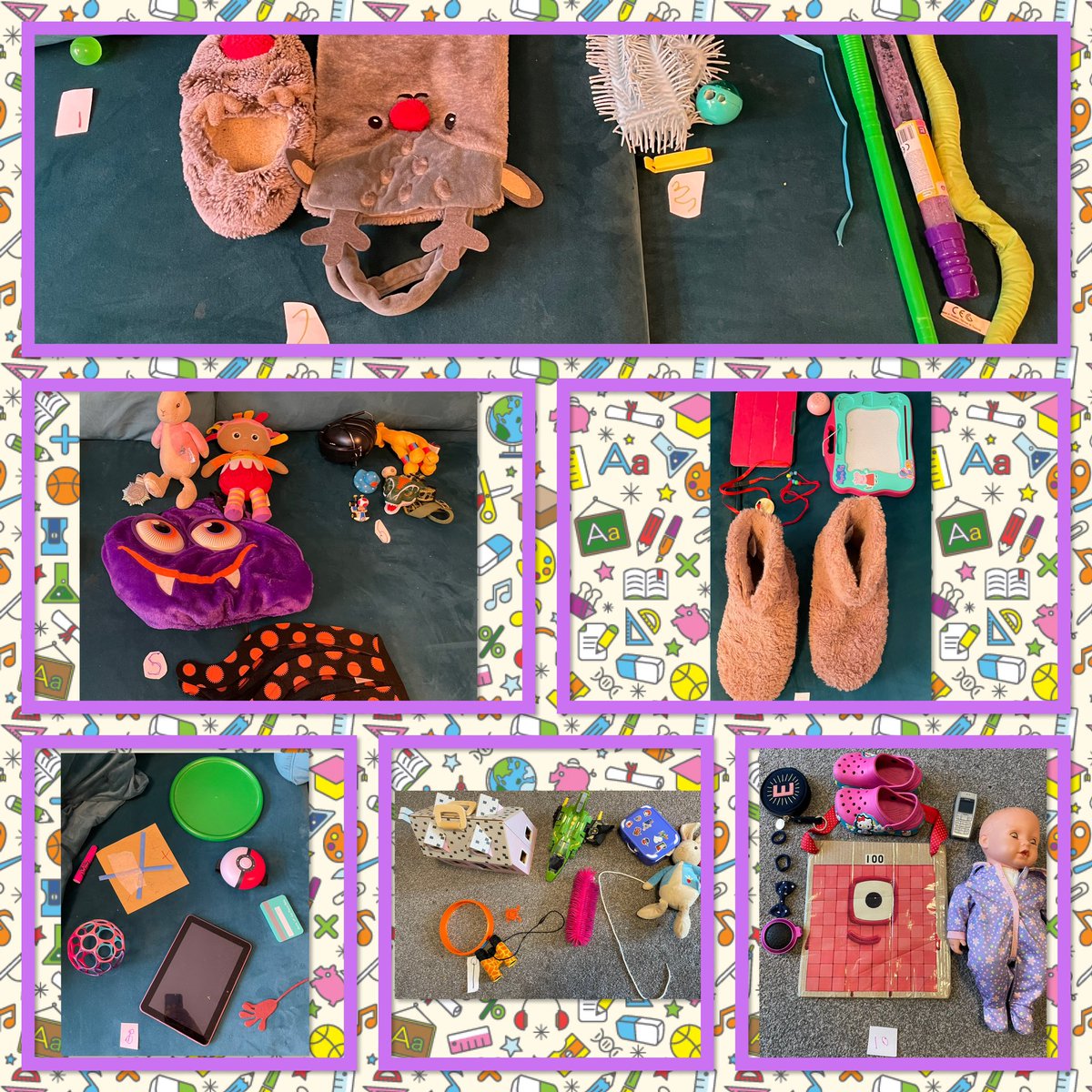 katlwheatley's tweet photo. @ourladyoflourd1 E in YR has practised writing her numbers 1-10 for her #OLOLMaths #OLOLHomeworkChallenge. She then collected objects to match the numeral. https://t.co/Ed1smpAOMq