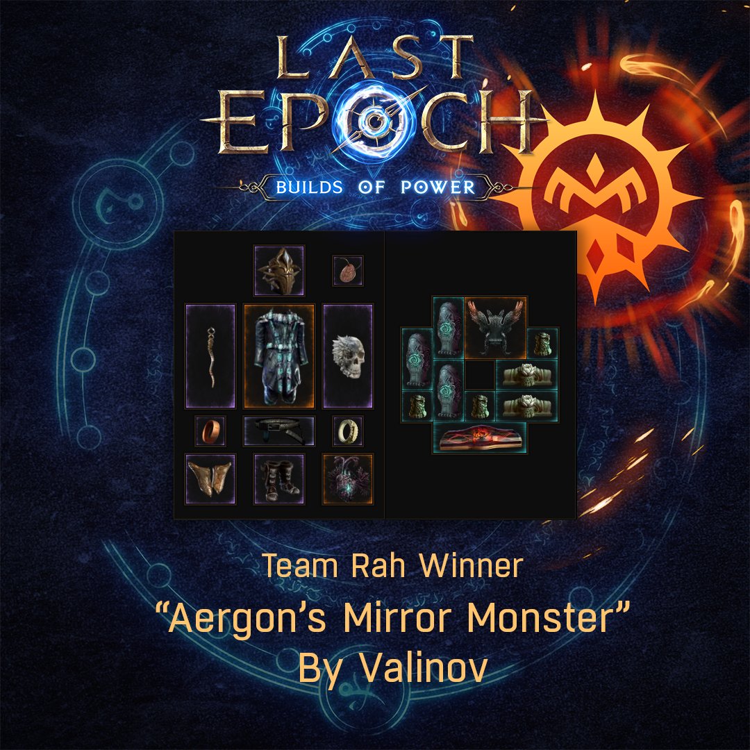 LastEpoch's tweet photo. 👀 I'm Staring at the Monster In The Mirror👀
Valinov's build wins on Team Rah, lead by VisionGL. Check out "Aergon's Mirror Monster".
📓 Build on LE Tools: https://t.co/iiudKxY5Mh
📼 Video: https://t.co/jMGpqIiJaL
#LastEpoch #Runemaster #ARPG #Builds https://t.co/tuCXDPOGbI
