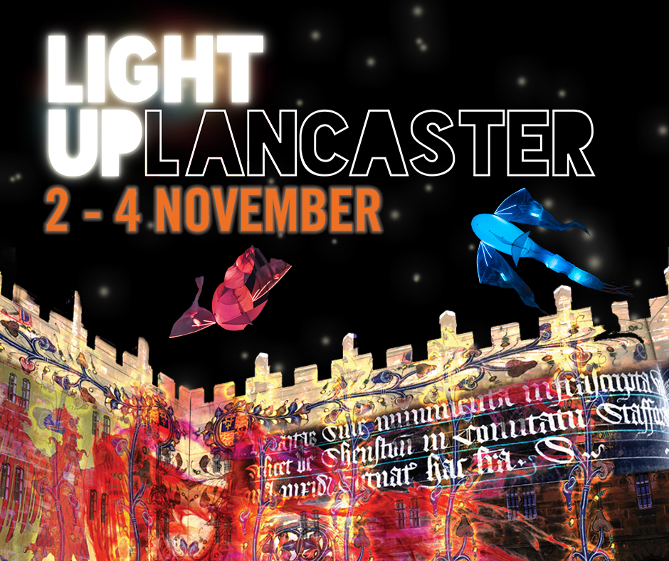 📣Calling Everyone in Lancaster
Due to Light Up's continuous success, we have extended our event to run over 3 days. So beat the crowds and start the weekend early! Visit our magnificent installations from Thursday, 2nd November 5-9pm😍

Be the first to experience the magic✨