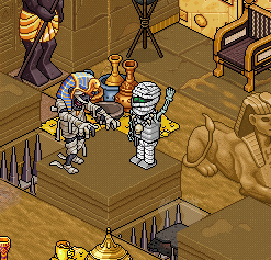 HomelessHabbo's tweet photo. #Habbo #Habboween #HabboMummyAttack @Habbo 

,Homeless on https://t.co/WqQ9aJK4xl

- Chilling with the mummy bro - https://t.co/bLy4TA7iNo
