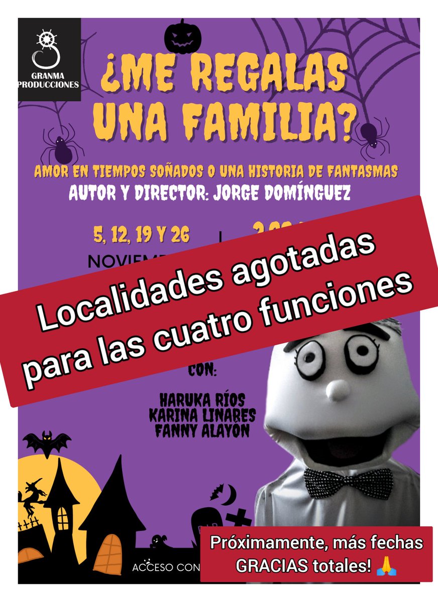 Jorge_Doal's tweet photo. Amor con amor se paga... 
Gracias a quienes respondieron de inmediato para reservar. 🙏❤️ 
Nuestras próximas 4 funciones que tendremos en noviembre están llenas 
Pronto les avisaré de nuevas funciones 
❤️❤️❤️❤️❤️❤️❤️❤️ https://t.co/LX2rYoFZTJ