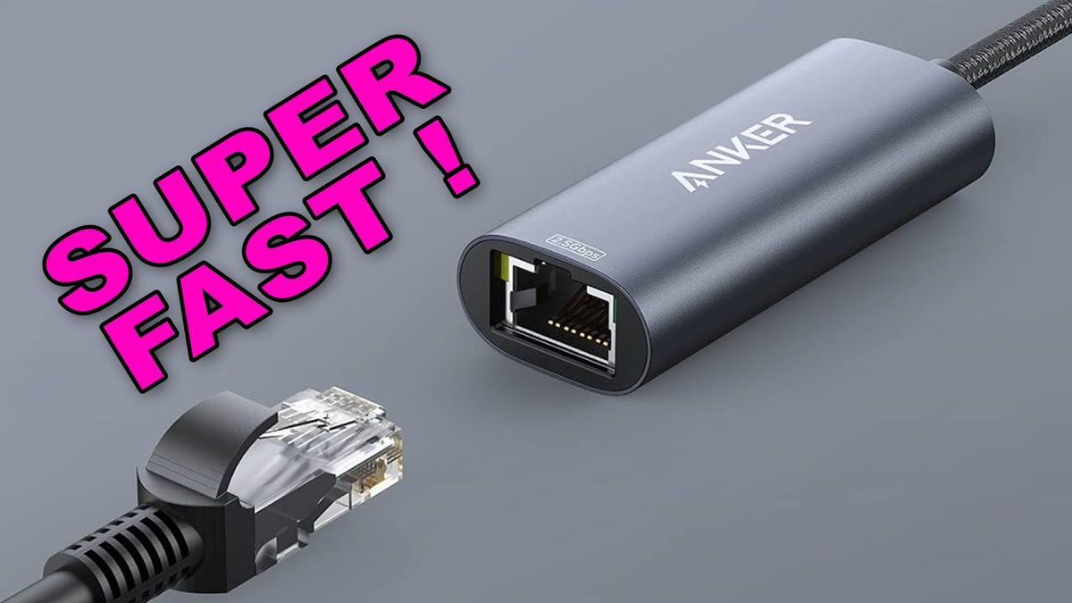 geekanoids's tweet image. I experienced awesome customer service from Anker …  

Anker PowerExpand USB-C to 2.5 Gbps Ethernet Adapter A8316 Review youtube.com/watch?v=shV0Fk… 

#EthernetAdapter #Ethernet #Anker @AnkerOfficial