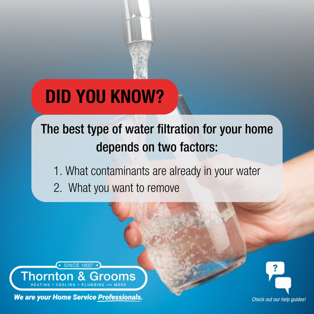 What's the best water filtration system for your home? The answer is...it depends! 
Read more: ow.ly/qSpn50PYFeR