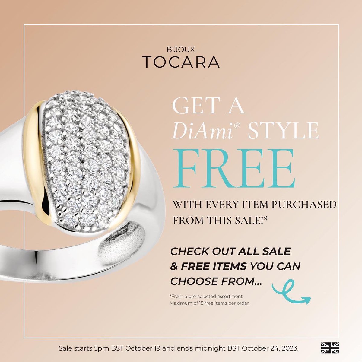 TocaraUK's tweet image. You're too pretty to have to look for a parking 🅿️ spot. Stay warm and shop online #freedelivery on orders £109 and over. Swipe left for the DiAMi sale #fauxdiamonds #sterlingsilver #mixedmetals