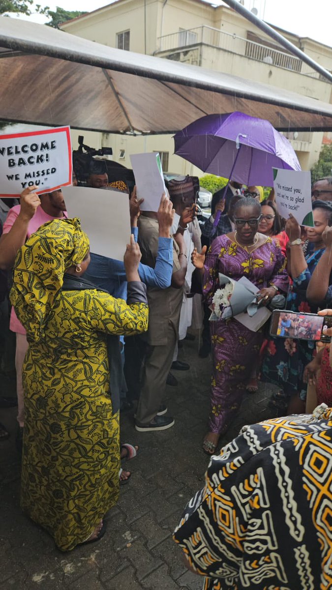 PTADNigeria's tweet photo. BREAKING NEWS:

President Bola Ahmed Tinubu (GCFR) has reappointed for another 4-year term, Dr @chiomanejikeme as the Executive Secretary of the Pension Transitional Arrangement Directorate (PTAD).

Dr Ejikeme's reappointment took effect from Tuesday October 10th, 2023. https://t.co/4IRpQxV0wY