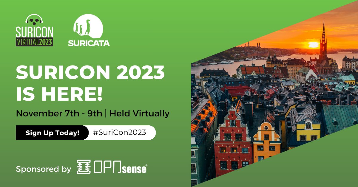 Suricata folks,

the annual Suricon is approaching and part of it will be the regular roadmap discussion. Do you have a topic that you'd like to discuss? Hit me up and we can make it work ;)