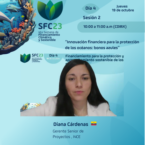 GrupoGFLAC's tweet photo. 🐬Emocionadxs por la sesión 2 sobre innovación financiera para la protección de los océanos a través de los #BonosAzules, moderada por @diana_cm86 Gerente Senior de Proyectos para I4CE
¡No te pierdas el diálogo crucial sobre cómo financiar la sostenibilidad marina! #SFC2023 https://t.co/5RIUE6hXyV