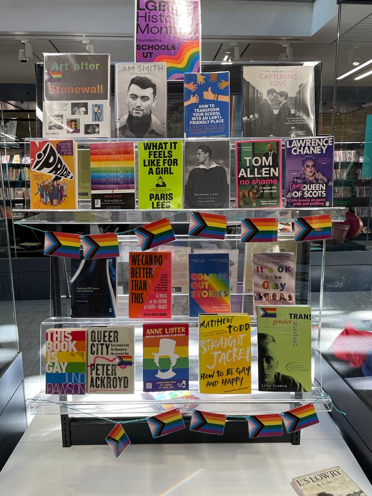 WRNCalderBradf's tweet photo. ...criticised for recommending censorship of titles it doesn't approve of? So @Calderdale will be hearing from us as we will not be letting this matter drop any time soon.
Here is another display in a local library to remind you what they're happy to promote. #LetWomenRead https://t.co/D3LQR23vPS