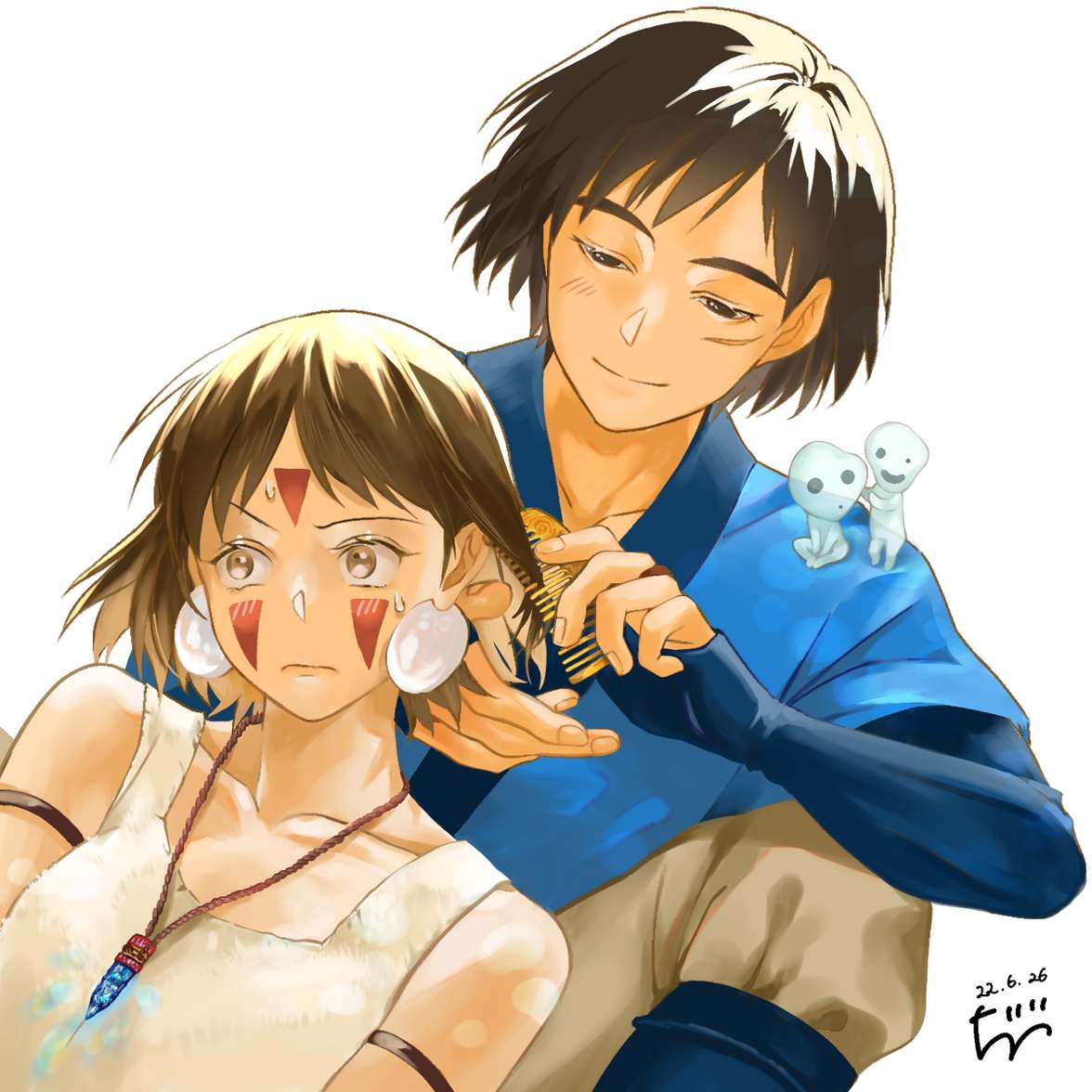JohnnyB45000296's tweet photo. 🙉 #artwork #ArtistOnTwitter #Anime #princessmononoke #もののけ姫   
Source: https://t.co/8qzxHWDlC6 https://t.co/Ge93MeJ6uL