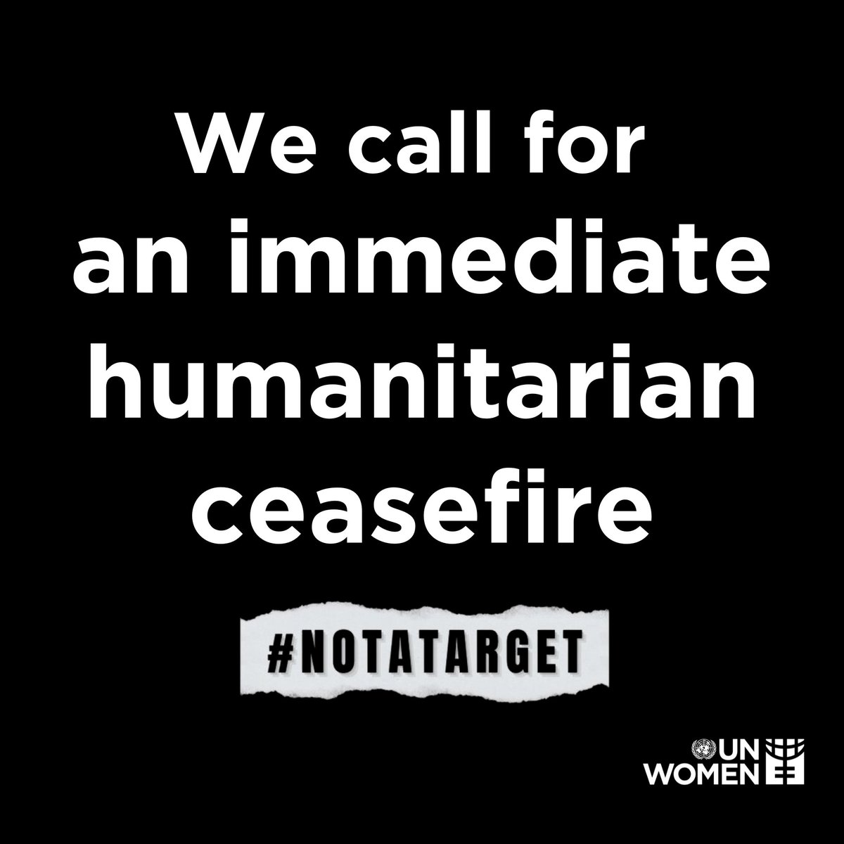 We call for:
📢An immediate humanitarian ceasefire.
📢Unrestricted access for humanitarian aid.
📢Safety of civilians and civilian infrastructure.
📢The immediate release of hostages.

#Gaza #NotATarget