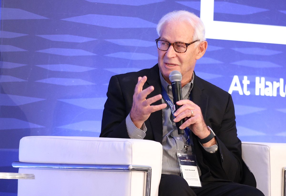 WJWInstitute's tweet photo. .@HarvardCenter's Dr. Jack Shonkoff: When it comes to addressing inequities, you have to put the issue of place on the map. The science is very strong on that. #PowerOfPlace https://t.co/xAKwfNccfz