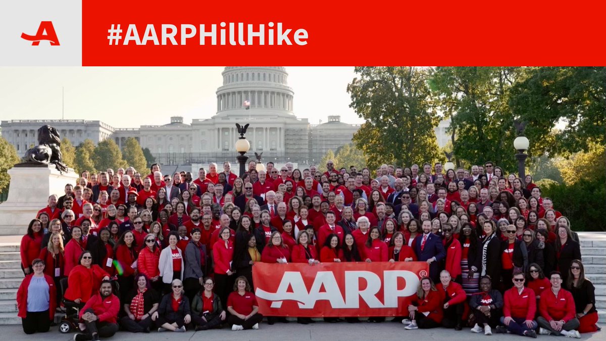 AARPadvocates's tweet image. 🙌 AARP staff from around the country were in D.C. today to meet with members of Congress about the issues that matter most to older Americans and their families. 💪

#AARPadvocatesnationwide #AARPhillhike