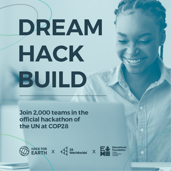 JAWorldwide's tweet image. JA alumni, are you ready to create real solutions to climate change? 🌍

Sign up for Hack for Earth, the official hackathon of the UN at COP28. Flex your entrepreneurial muscles and change the world. Register at jaworldwide.org/hack-for-earth.

#contest #hackforearth #ja #alumni
