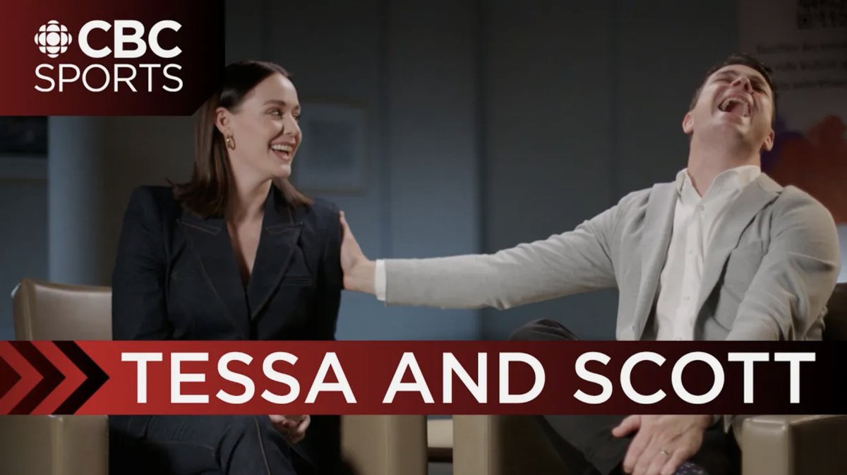 CBCOlympics's tweet image. EXCLUSIVE | Tessa Virtue &amp;amp; Scott Moir reminisce about their hall of fame career in this raw &amp;amp; uncut interview youtube.com/watch?v=ZE9wkx…