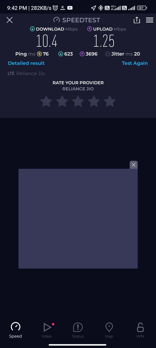 M9826016906's tweet photo. Very poor service  Last 15 days internet speed and calling quality location Mohipura(Anjad) MP pin code 451556
@reliancejio
@TRAI 
@JioCare https://t.co/kg8UW7GNKs