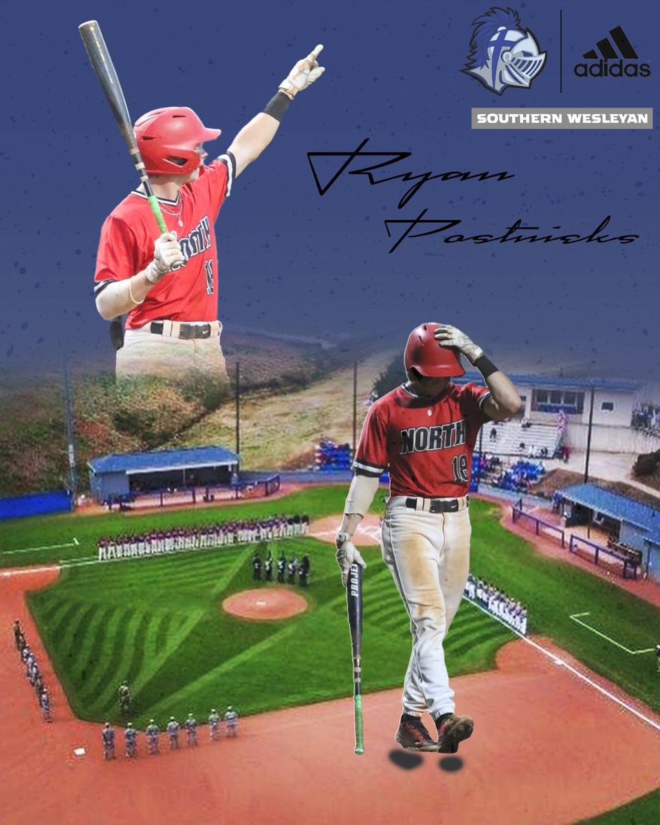 Excited to announce my commitment to play baseball at Southern Wesleyan University! Want to give all glory to God and thank my family and friends for being by my side all along the way. Special thanks to all the coaches that helped get me where I am today. 
Go Warriors!